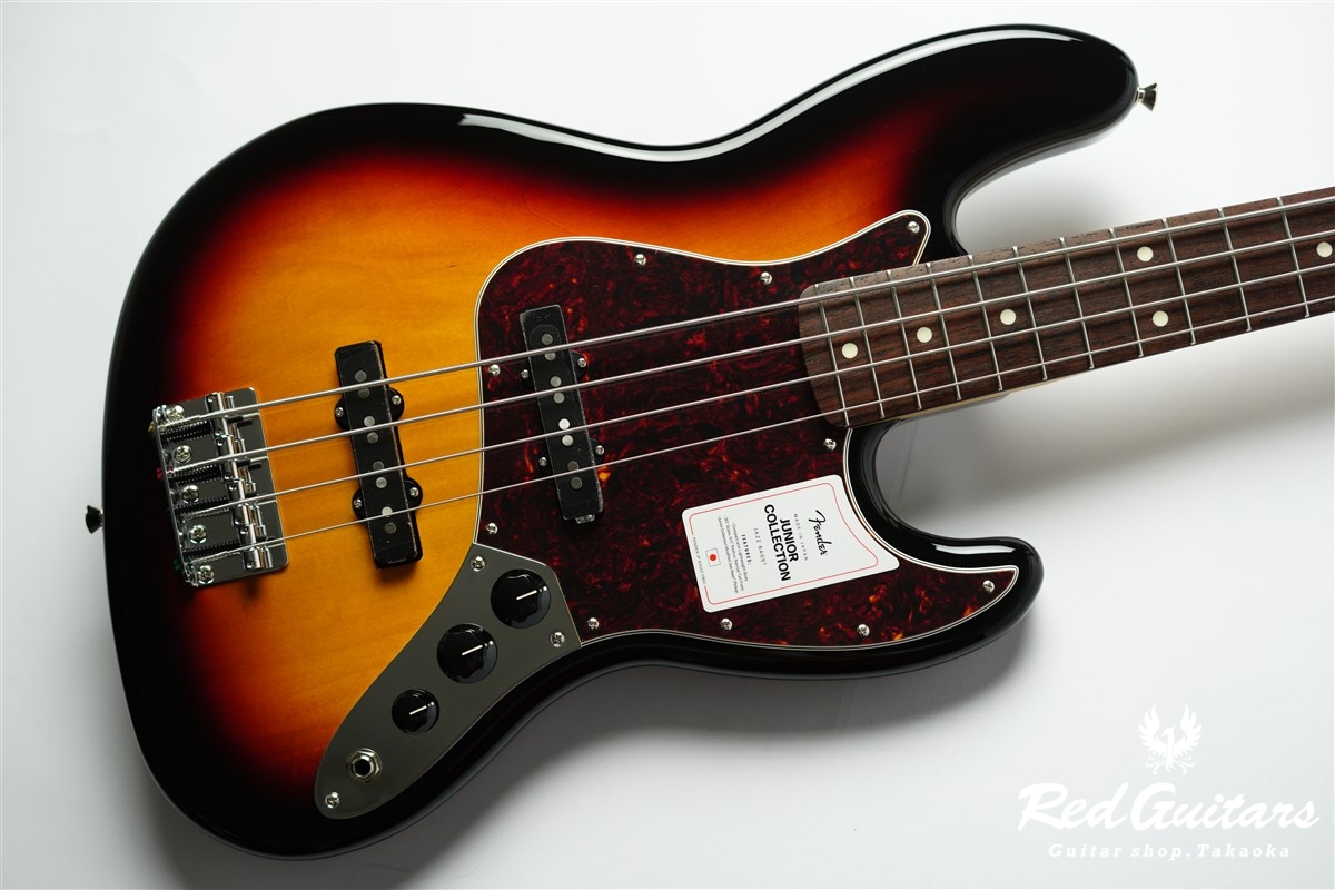 Made in Japan Junior Collection Jazz Bass - 3-Color Sunburst