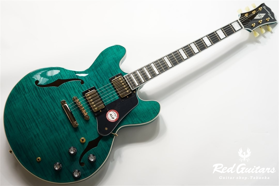 Seventy Seven Guitars EXRUBATO-CTM-JT - T-Green | Red Guitars  