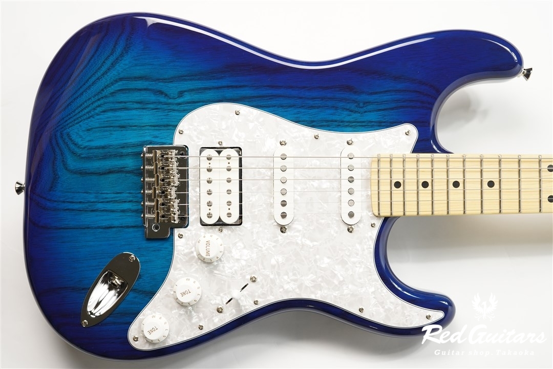 FUJIGEN Neo Classic NST11MAH - See-Thru Blue Burst | Red Guitars 