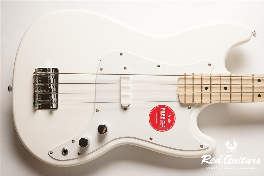 Squier by Fender SONIC BRONCO BASS - Arctic White | Red Guitars 