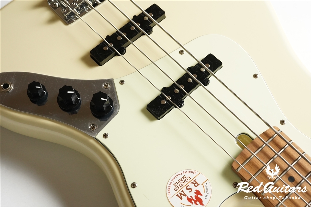 Bacchus BJB-1-RSM/M OWH エレキベース 本体のみ Bacchus BJB-1-RSM/M 初心者 入門用 エレキベース : 光栄堂楽器