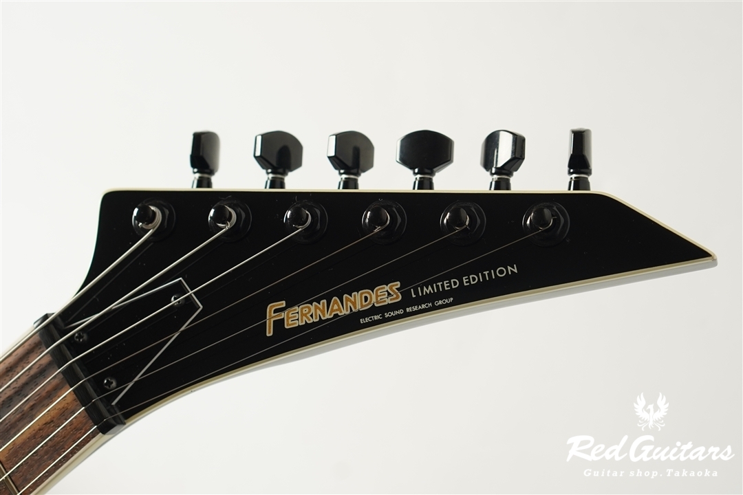 FERNANDES TEJ-DELUXE 2S - Black | Red Guitars Online Store