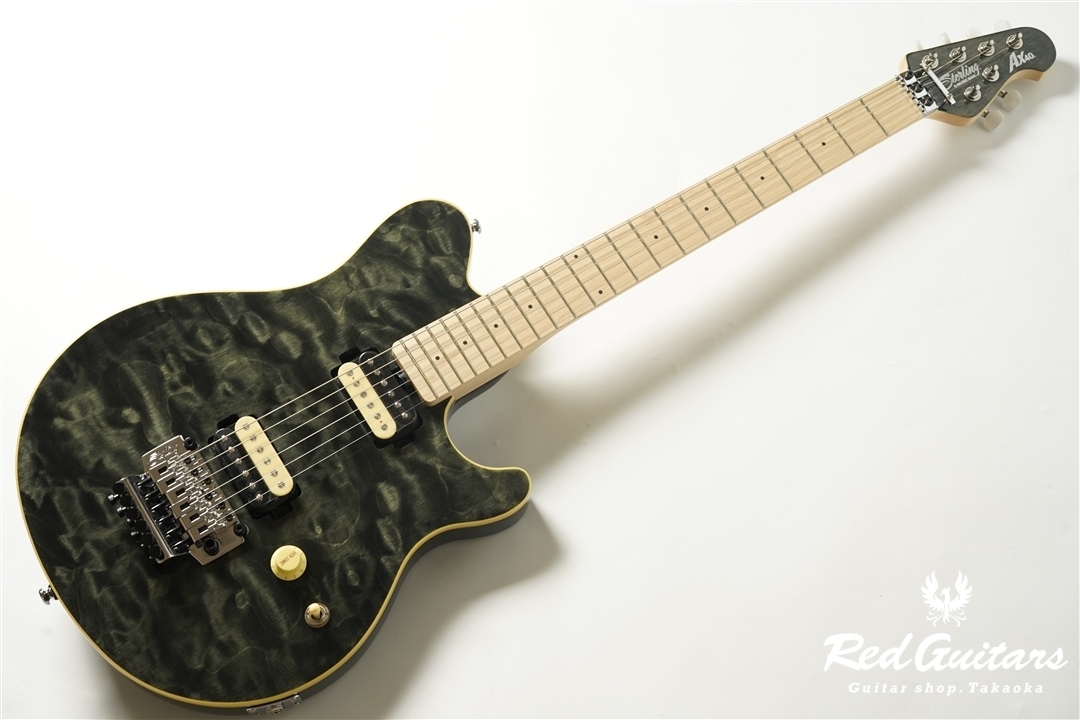 Sterling by MUSIC MAN AXIS AX40-TBK-M - Trans Black | Red Guitars 