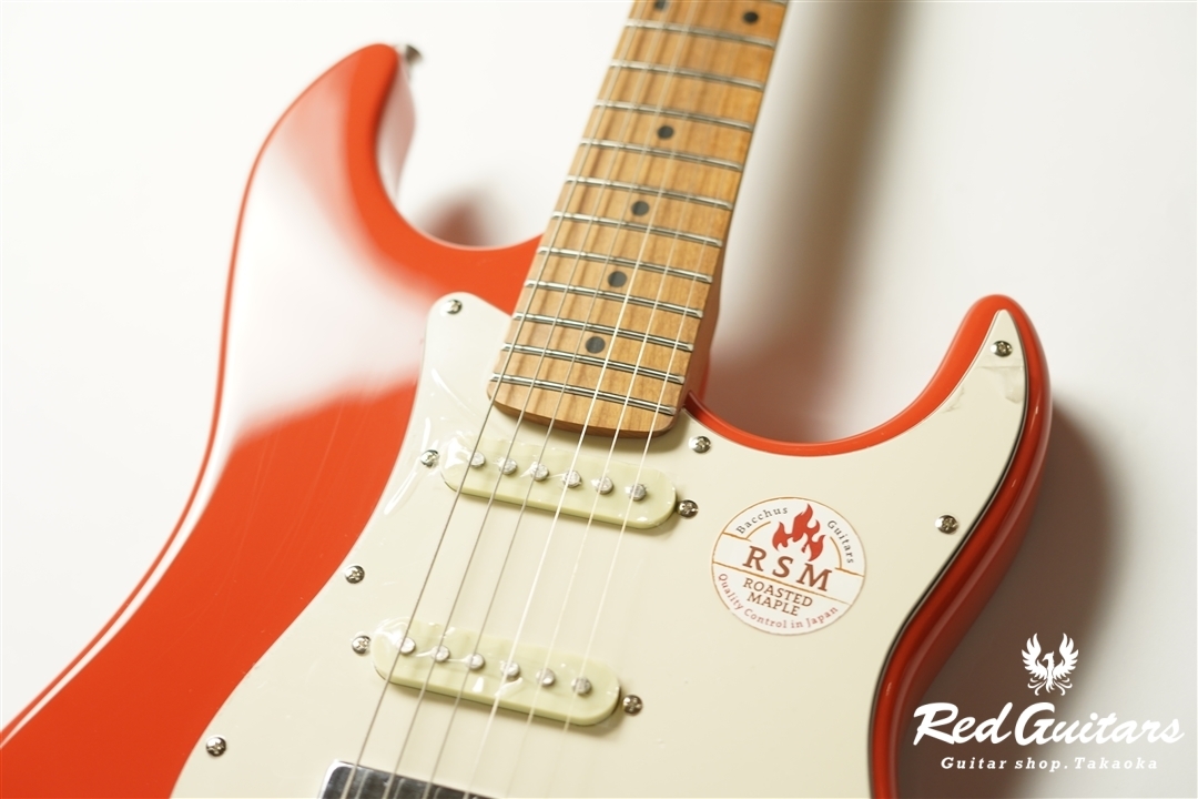 Bacchus メタリックレッド エレキベース Bacchus GS-2DX RSM/M - Fiesta Red | Red Guitars Online Store