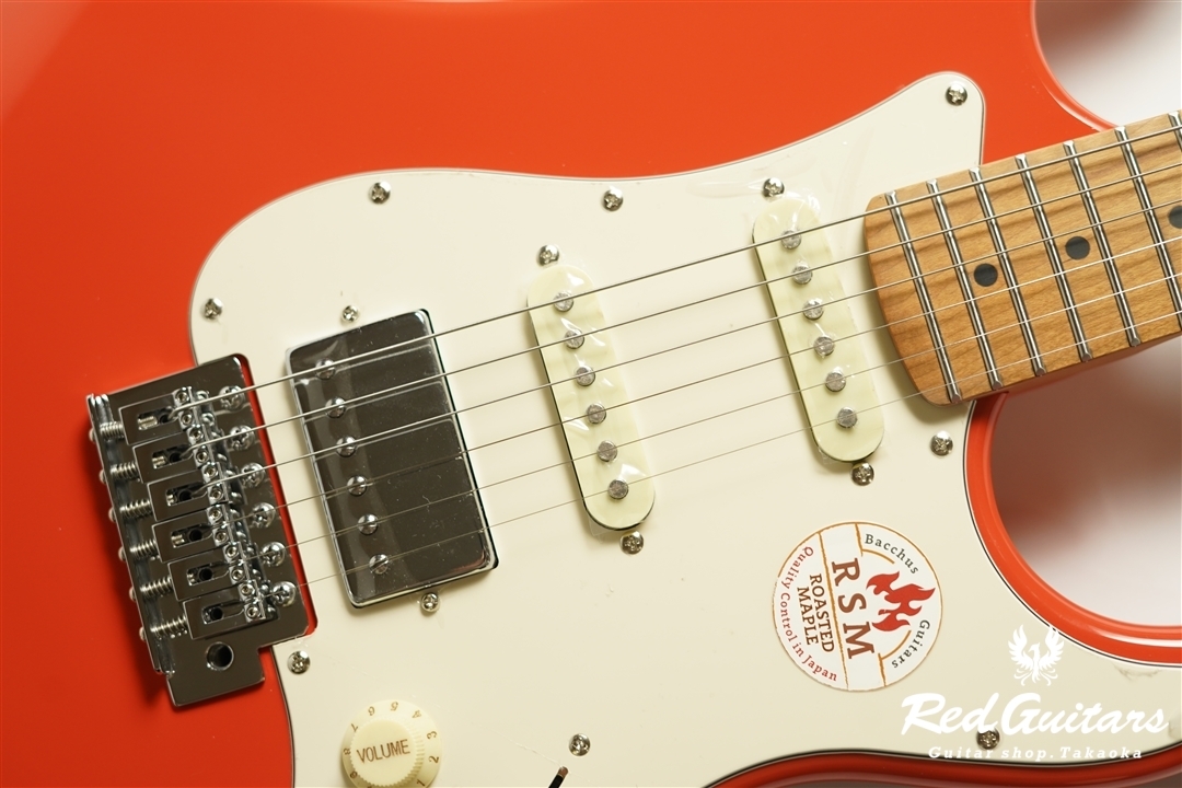Bacchus GS-2DX RSM/M - Fiesta Red | Red Guitars Online Store