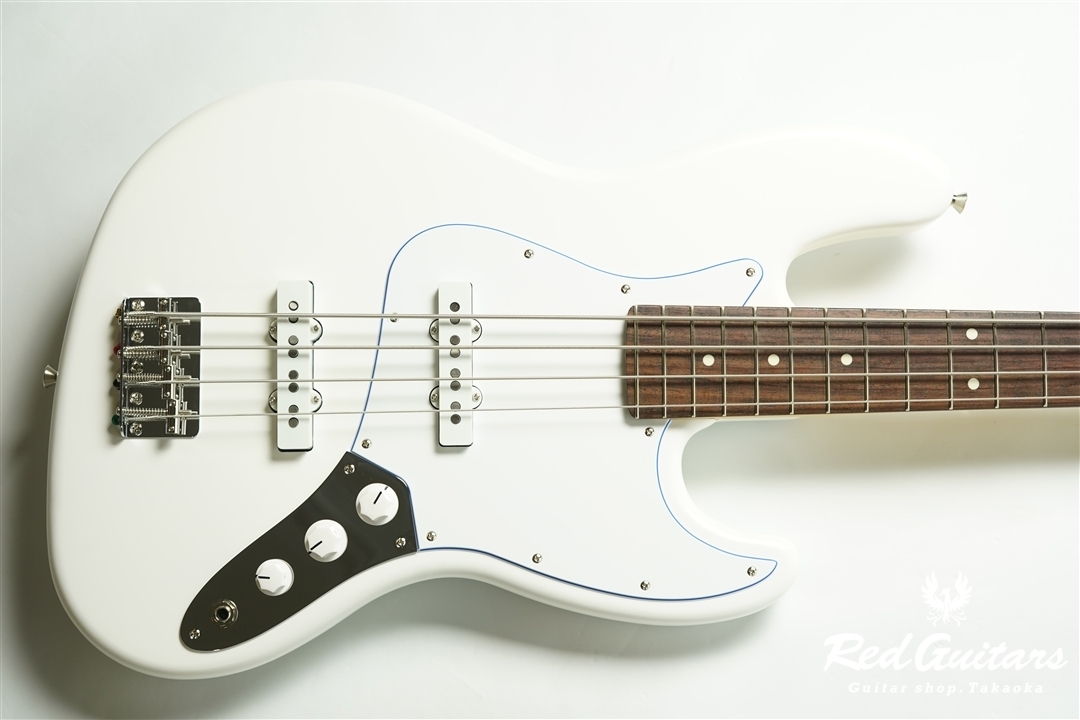 Made in Japan Limited Hybrid II Jazz Bass Blanc - White