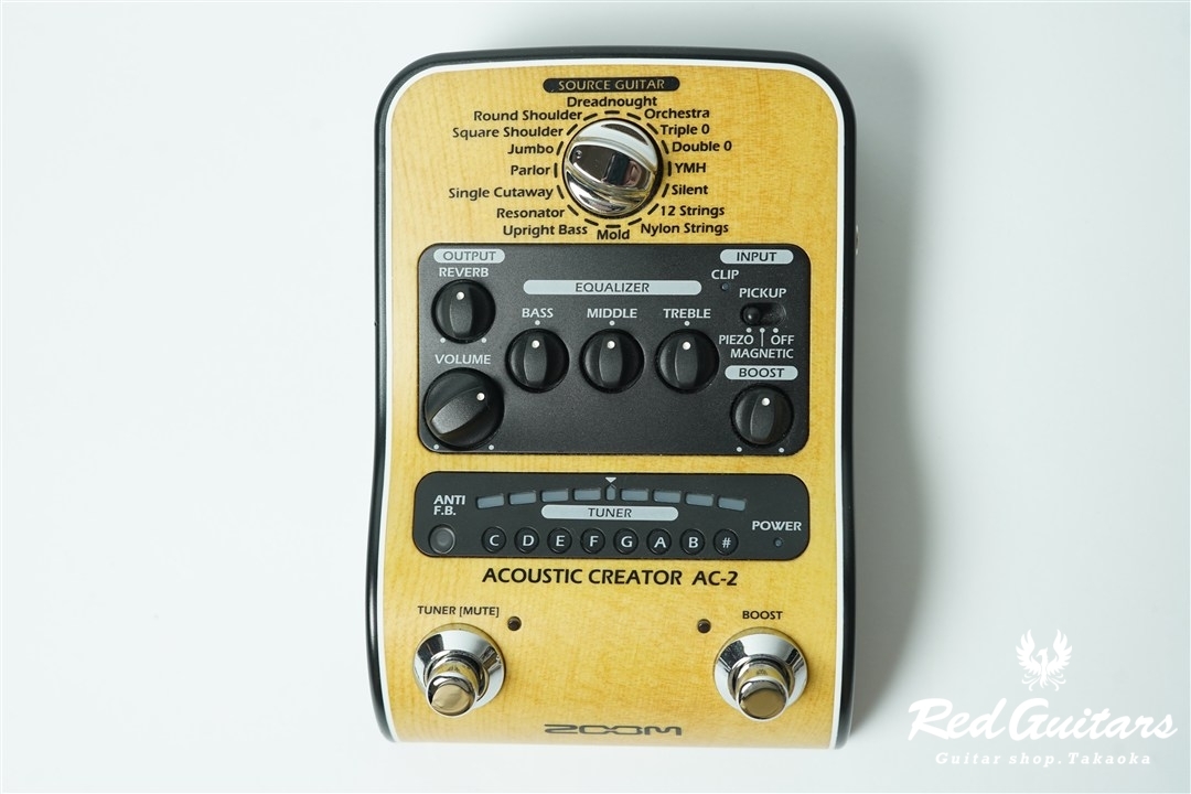 ZOOM AC-2 - Acoustic Creator | Red Guitars Online Store