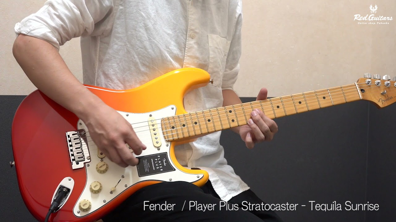 Fender Player Plus Stratocaster - Tequila Sunrise | Red Guitars