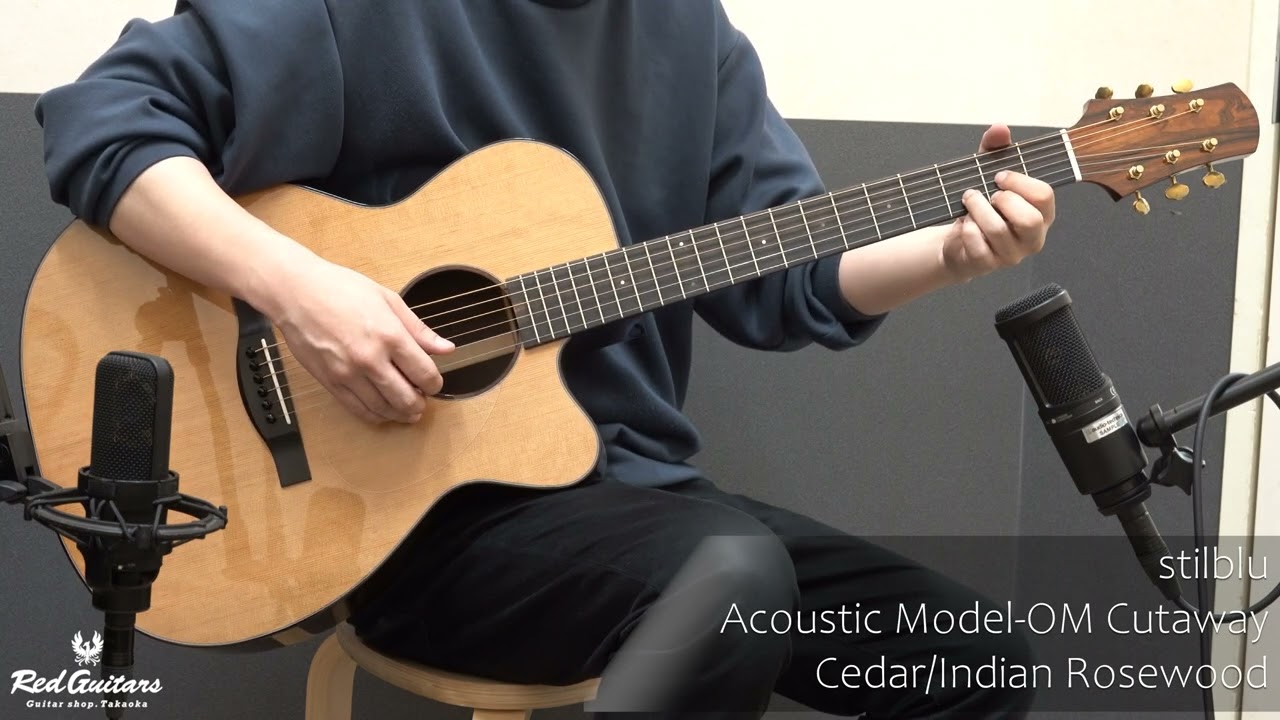 Acoustic Model-OM Cutaway Cedar/Indian Rosewood
