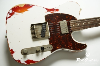 XTC-2 Olympic White Over Cherry Burst Heavy Aged / Alder / RM-R