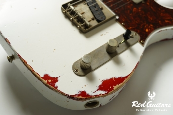 XTC-2 Olympic White Over Cherry Burst Heavy Aged / Alder / RM-R