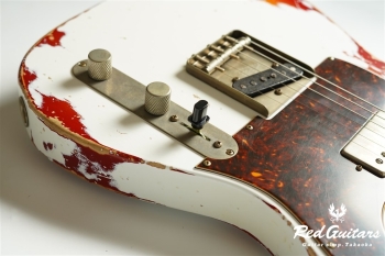 XTC-2 Olympic White Over Cherry Burst Heavy Aged / Alder / RM-R