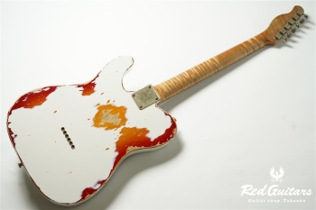 XTC-2 Olympic White Over Cherry Burst Heavy Aged / Alder / RM-R