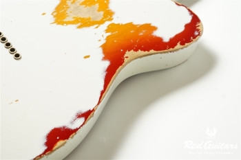 XTC-2 Olympic White Over Cherry Burst Heavy Aged / Alder / RM-R