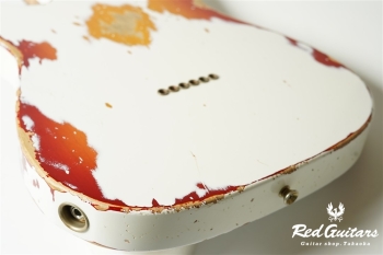 XTC-2 Olympic White Over Cherry Burst Heavy Aged / Alder / RM-R