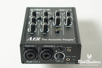 ギター AER Dual Mix AER pocket tools Dual mix 2 アコースティックギタープリアンプ