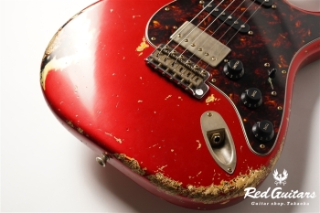 XSC-2 Candy Apple Red over 2TB Heavy Aged / Ash / RM-RM #3307