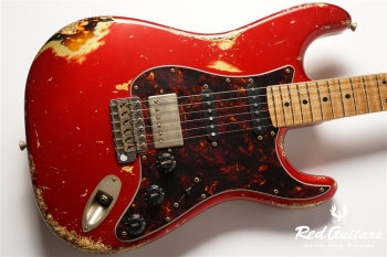 XSC-2 Candy Apple Red over 2TB Heavy Aged / Ash / RM-RM #3307