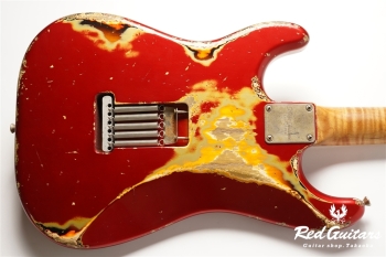 XSC-2 Candy Apple Red over 2TB Heavy Aged / Ash / RM-RM #3307