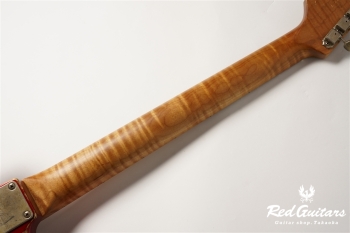 XSC-2 Candy Apple Red over 2TB Heavy Aged / Ash / RM-RM #3307