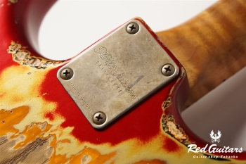 XSC-2 Candy Apple Red over 2TB Heavy Aged / Ash / RM-RM #3307