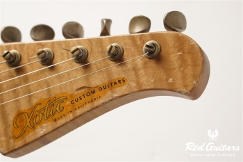 XSC-2 Candy Apple Red over 2TB Heavy Aged / Ash / RM-RM #3307