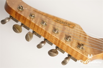 XSC-2 Candy Apple Red over 2TB Heavy Aged / Ash / RM-RM #3307