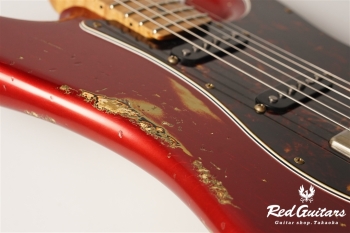 XSC-2 Candy Apple Red over 2TB Heavy Aged / Ash / RM-RM #3307