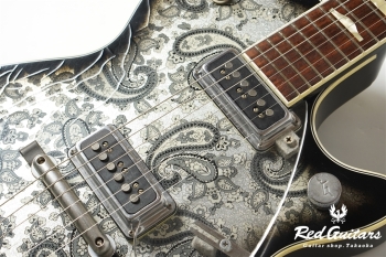 USA Custom Shop G6128CS-57 Duo Jet - Black Paisley