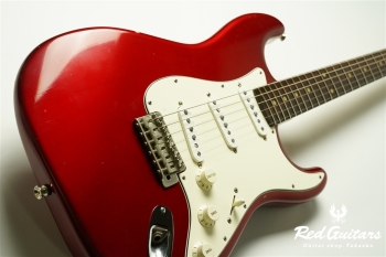 Custom Order Retro Series ST Brazilian Rosewood FB - Candy Apple Red