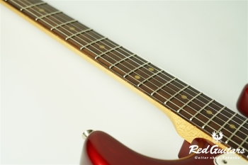 Custom Order Retro Series ST Brazilian Rosewood FB - Candy Apple Red