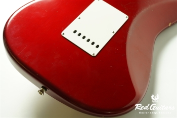 Custom Order Retro Series ST Brazilian Rosewood FB - Candy Apple Red