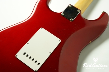 Custom Order Retro Series ST Brazilian Rosewood FB - Candy Apple Red