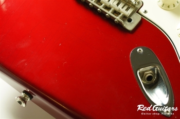 Custom Order Retro Series ST Brazilian Rosewood FB - Candy Apple Red