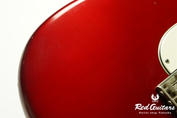 Custom Order Retro Series ST Brazilian Rosewood FB - Candy Apple Red