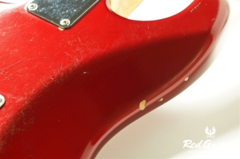 Custom Order Retro Series ST Brazilian Rosewood FB - Candy Apple Red