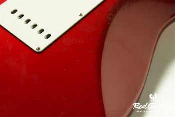 Custom Order Retro Series ST Brazilian Rosewood FB - Candy Apple Red