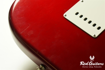 Custom Order Retro Series ST Brazilian Rosewood FB - Candy Apple Red