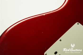 Custom Order Retro Series ST Brazilian Rosewood FB - Candy Apple Red