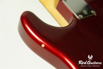 Custom Order Retro Series ST Brazilian Rosewood FB - Candy Apple Red