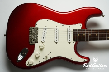 Custom Order Retro Series ST Brazilian Rosewood FB - Candy Apple Red