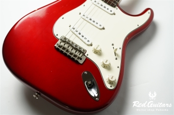 Custom Order Retro Series ST Brazilian Rosewood FB - Candy Apple Red