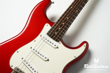 Custom Order Retro Series ST Brazilian Rosewood FB - Candy Apple Red