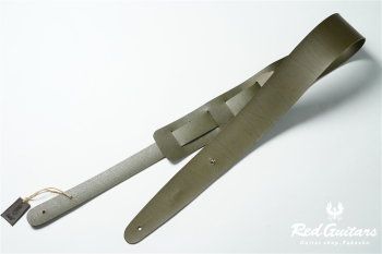 Plain Leather - Olive & Oval/S