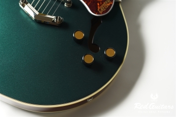 G2622 Streamliner Center Block Double-Cut with V-Stoptail - Cadillac Green