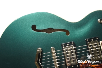 G2622 Streamliner Center Block Double-Cut with V-Stoptail - Cadillac Green