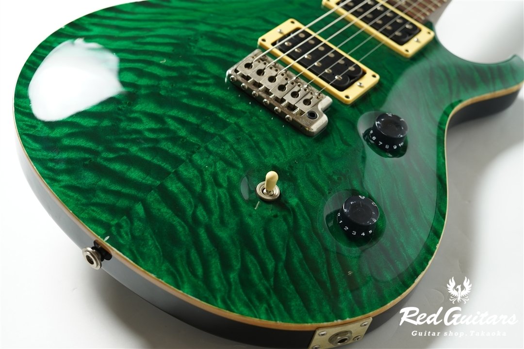 Custom24 10top Quilt Roseneck - Emerald Green
