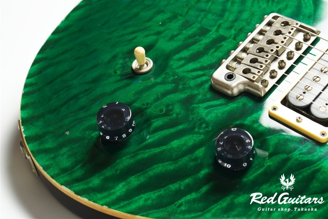 Custom24 10top Quilt Roseneck - Emerald Green