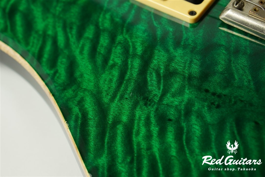 Custom24 10top Quilt Roseneck - Emerald Green
