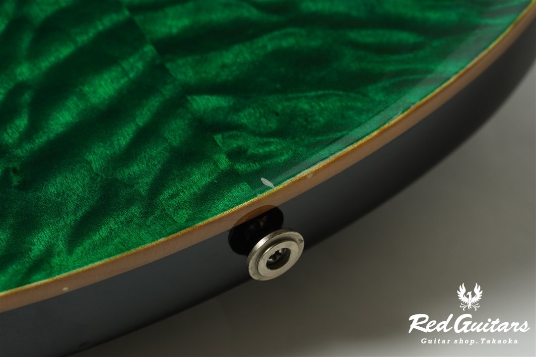 Custom24 10top Quilt Roseneck - Emerald Green